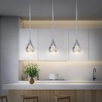 Crystal Pendant Light Elegant LED Chandeliers Ceiling Fixture