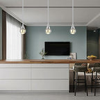 Crystal Pendant Light Elegant LED Chandeliers Ceiling Fixture