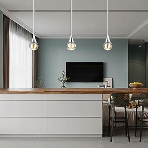 Crystal Pendant Light Elegant LED Chandeliers Ceiling Fixture