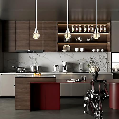 Crystal Pendant Light Elegant LED Chandeliers Ceiling Fixture