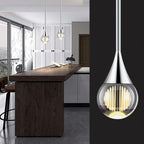 Crystal Pendant Light Elegant LED Chandeliers Ceiling Fixture