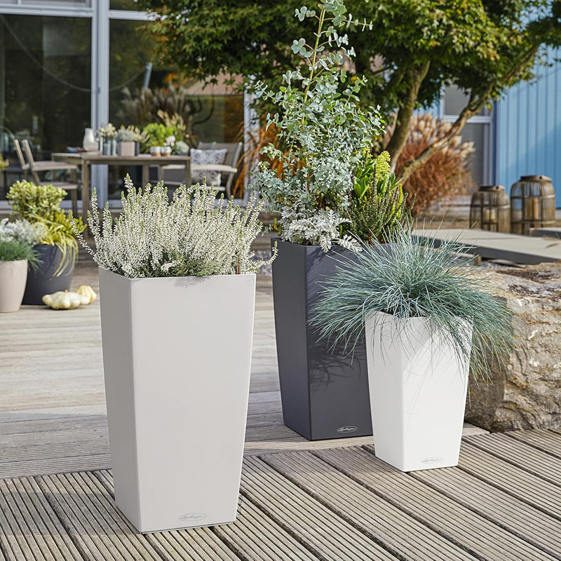 Cubico Colour 40 Self Watering Planter Large Garden (1 Pack)
