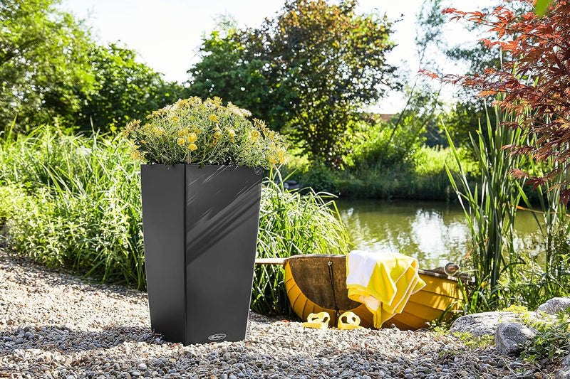 Cubico Colour 40 Self Watering Planter Large Garden (1 Pack)
