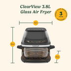Cuisinart 8.5L Clearview 8-In-1 Glass Window Air Fryer