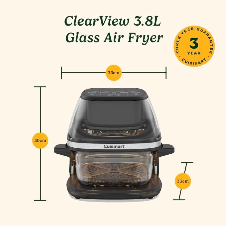Cuisinart 8.5L Clearview 8-In-1 Glass Window Air Fryer