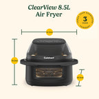 Cuisinart 8.5L Clearview 8-In-1 Glass Window Air Fryer