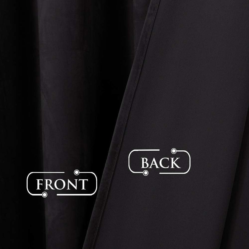 Curtains Velvet Drapes Extra Long Bedroom Room Darkening