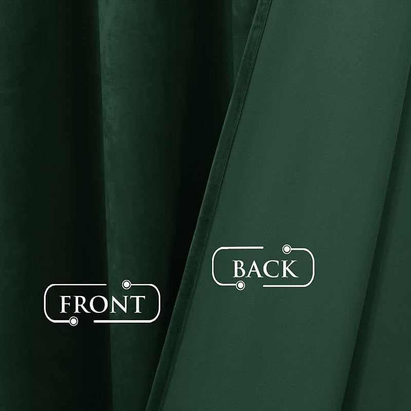 Curtains Velvet Drapes Extra Long Bedroom Room Darkening