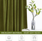 Curtains Velvet Drapes Extra Long Bedroom Room Darkening