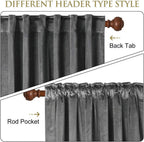 Curtains Velvet Drapes Extra Long Bedroom Room Darkening
