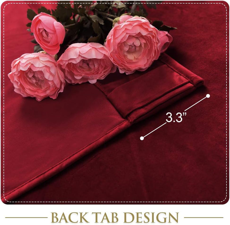 Curtains Velvet Drapes Extra Long Bedroom Room Darkening