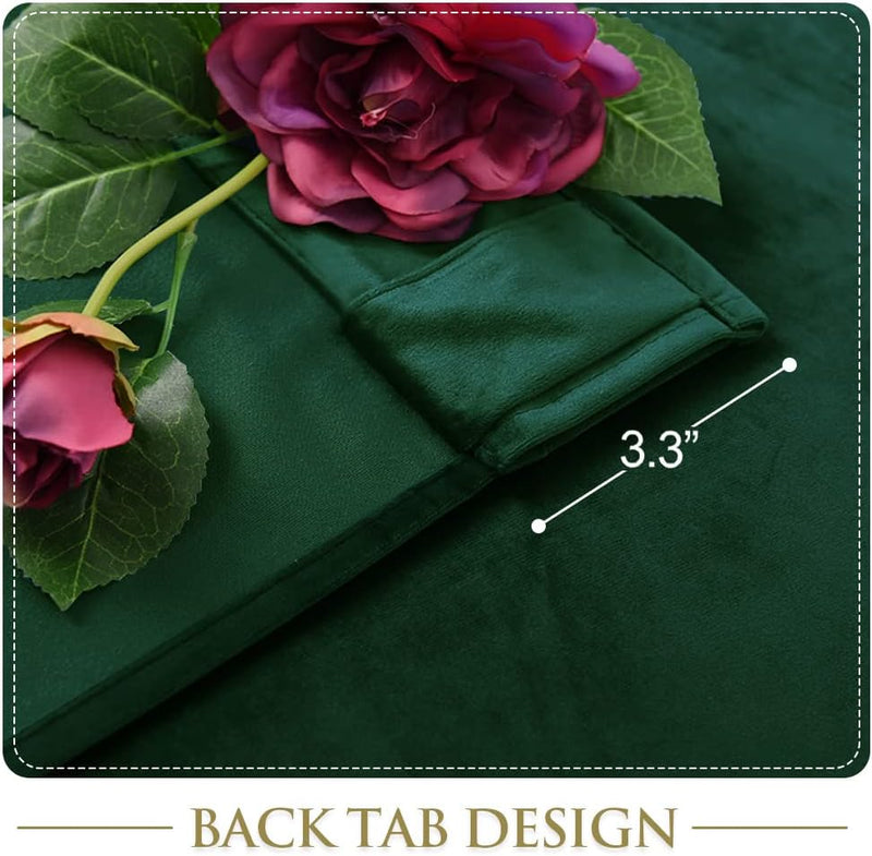 Curtains Velvet Drapes Extra Long Bedroom Room Darkening