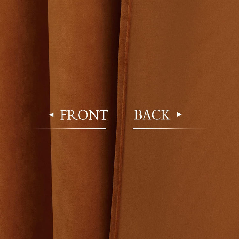 Curtains Velvet Drapes Extra Long Bedroom Room Darkening