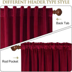 Curtains Velvet Drapes Extra Long Bedroom Room Darkening
