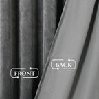 Curtains Velvet Drapes Extra Long Bedroom Room Darkening