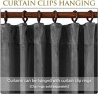 Curtains Velvet Drapes Extra Long Bedroom Room Darkening