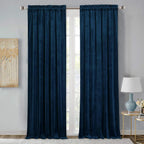 Curtains Velvet Drapes Extra Long Bedroom Room Darkening