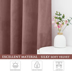 Curtains Velvet Drapes Extra Long Bedroom Room Darkening