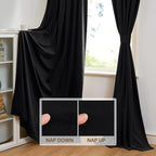 Curtains Velvet Drapes Extra Long Bedroom Room Darkening