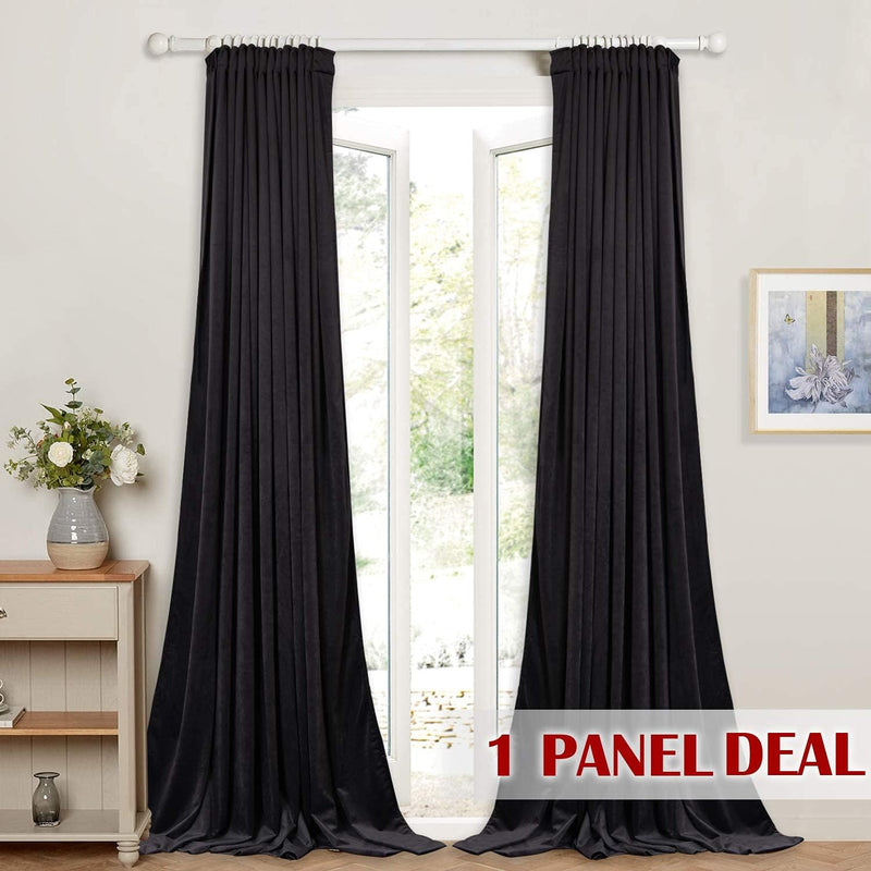 Curtains Velvet Drapes Extra Long Bedroom Room Darkening