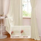 Curtains Velvet Drapes Extra Long Bedroom Room Darkening