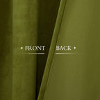 Curtains Velvet Drapes Extra Long Bedroom Room Darkening