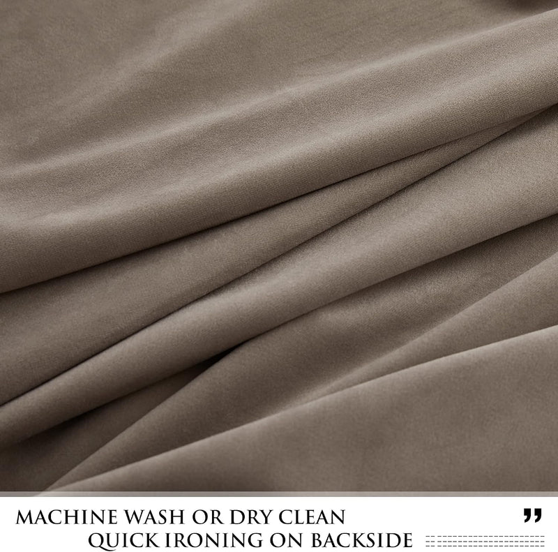 Curtains Velvet Drapes Extra Long Bedroom Room Darkening