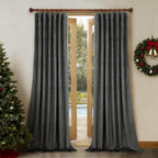 Curtains Velvet Drapes Extra Long Bedroom Room Darkening