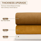 Curtains Velvet Drapes Extra Long Bedroom Room Darkening