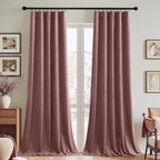 Curtains Velvet Drapes Extra Long Bedroom Room Darkening