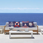 Cushion Covers 45 X Cm Nautical Marine Anchor (Set of 4)