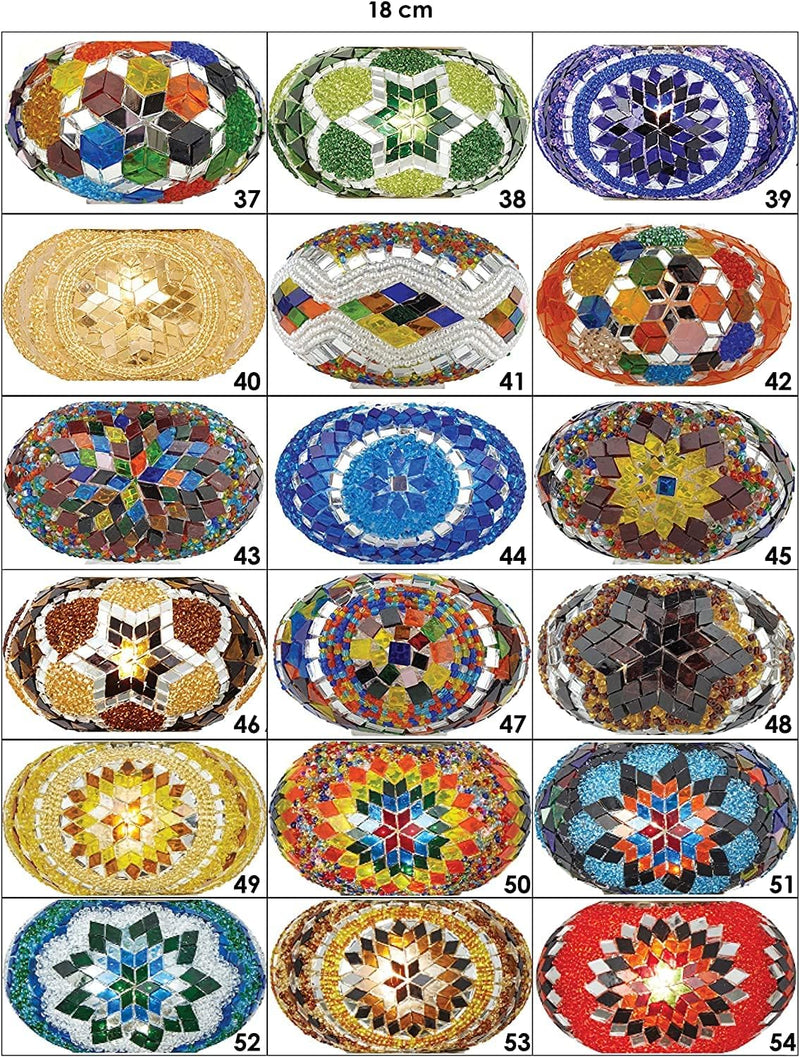 Customisable Turkish Moroccan Mosaic Tiffany Floor Table Lamp