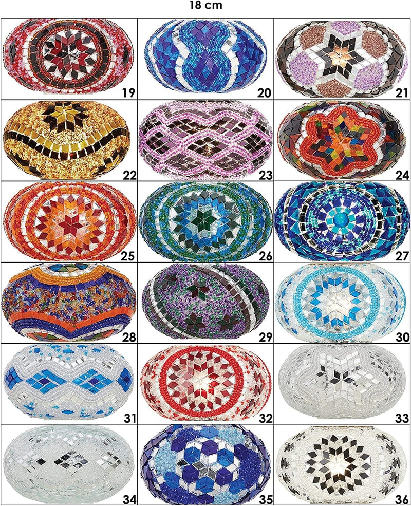 Customisable Turkish Moroccan Mosaic Tiffany Floor Table Lamp