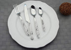 Cutlery Set 24pcs Stainless Steel Flatware with Marbel