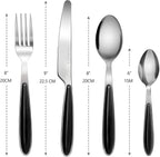 Cutlery Set 24pcs Stainless Steel Flatware with Marbel