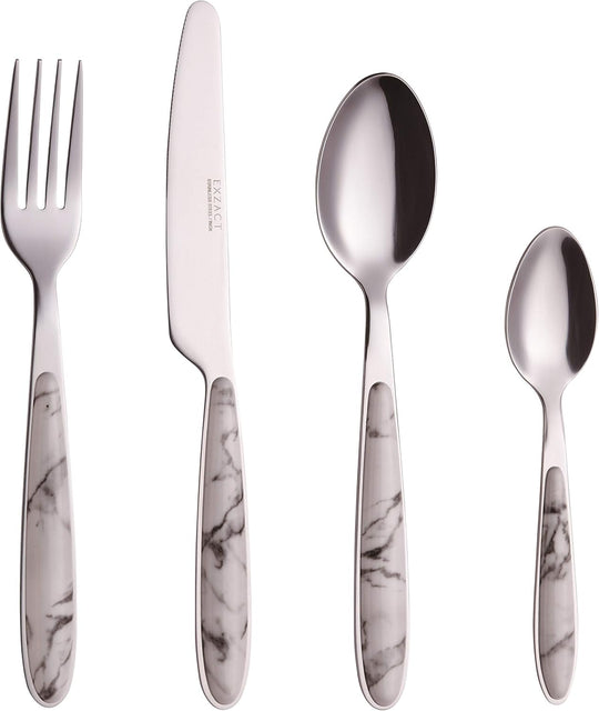 Cutlery Set 24pcs Stainless Steel Flatware with Marbel