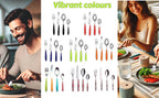 Cutlery Set 24pcs Stainless Steel Flatware with Marbel