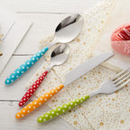Cutlery Set 24pcs Stainless Steel Flatware with Marbel