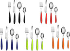Cutlery Set 24pcs Stainless Steel Flatware with Marbel