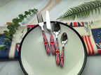 Cutlery Set 24pcs Stainless Steel Flatware with Marbel