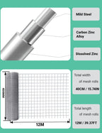 Cxanadu Rodent Mesh 400mmx6m Galvanised Wire Roll Rat