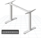 Cylinee Electric Standing Desk Frame with Round Legs