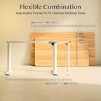 Cylinee Electric Standing Desk Frame with Round Legs