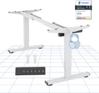 Cylinee Electric Standing Desk Frame with Round Legs