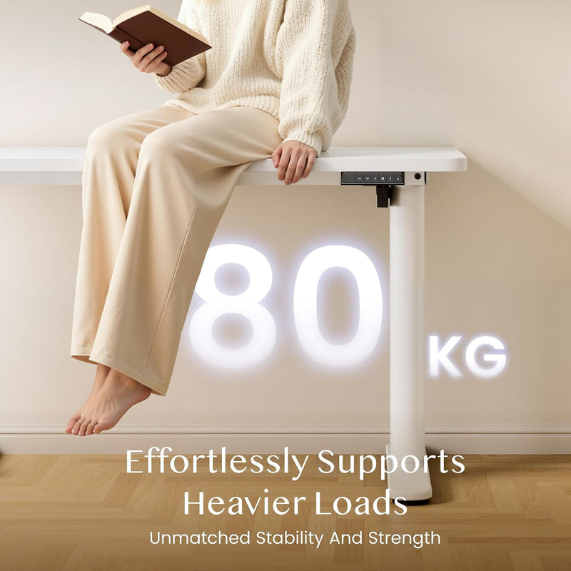 Cylinee Electric Standing Desk Frame with Round Legs