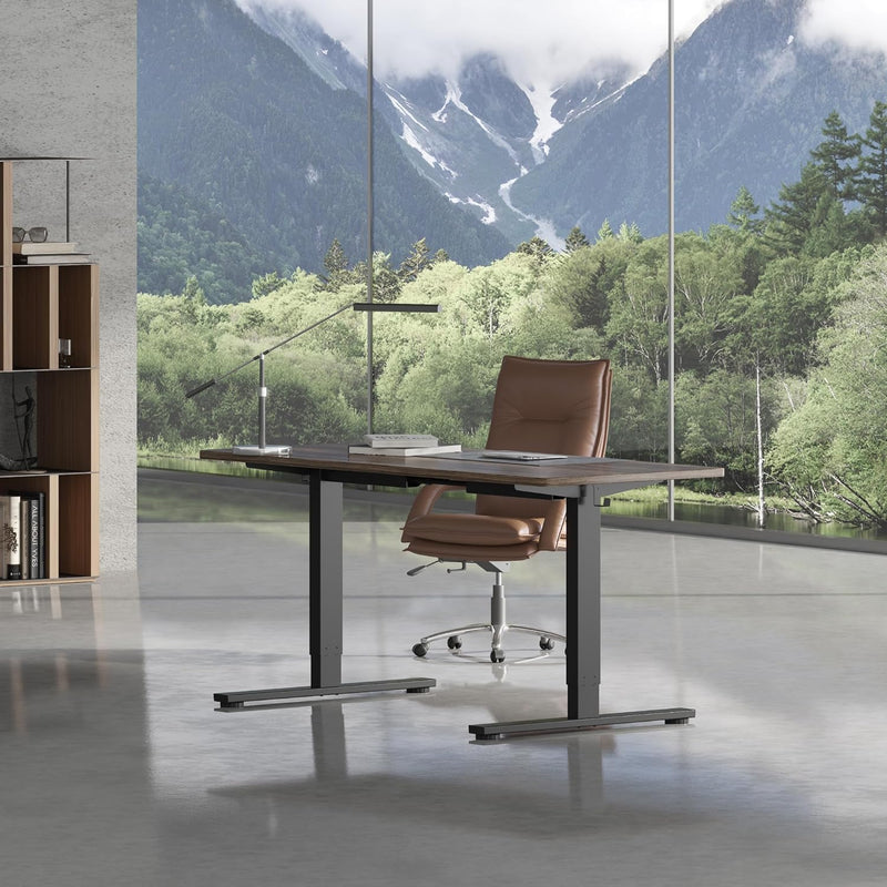 Cylinee Electric Standing Desk Frame with Round Legs