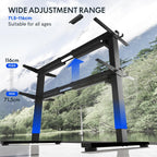 Cylinee Electric Standing Desk Frame with Round Legs