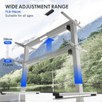 Cylinee Electric Standing Desk Frame with Round Legs
