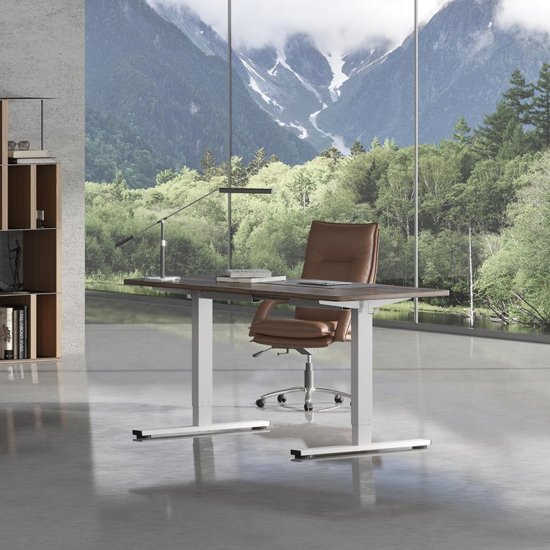 Cylinee Electric Standing Desk Frame with Round Legs