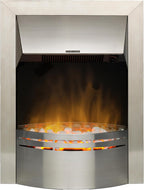 Dakota Optiflame Inset Electric Fire 2KW Stainless Steel
